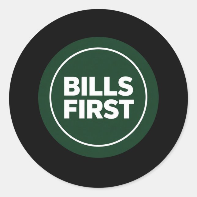 Bills First Round Sticker (Front)