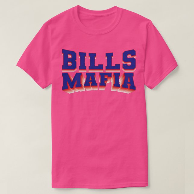 Bills Mafia Football Fan Vintage Style T-Shirt (Design Front)