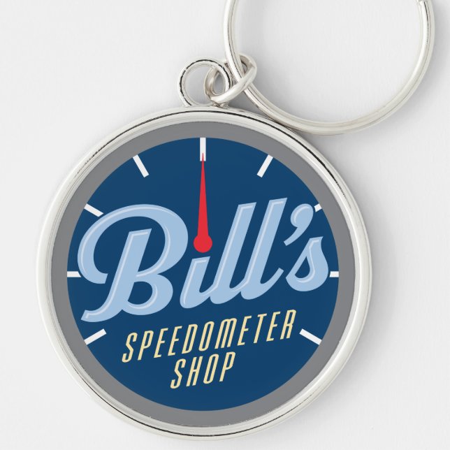 Bill's Speedometer Shop Keychain (Front)