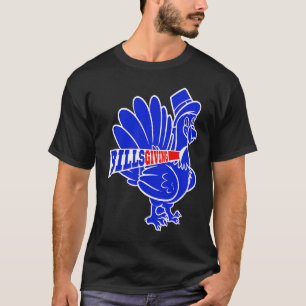 BillsGiving Happy Thanksgiving Football T-Shirt