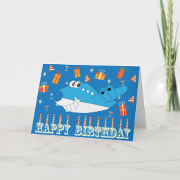 Billy Blue Birthday Card