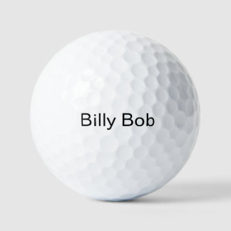Billy Bob Golf Balls -- Customise It!
