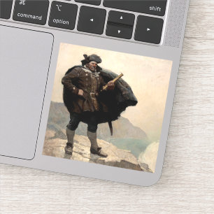 Billy Bones, Treasure Island by N. C. Wyeth