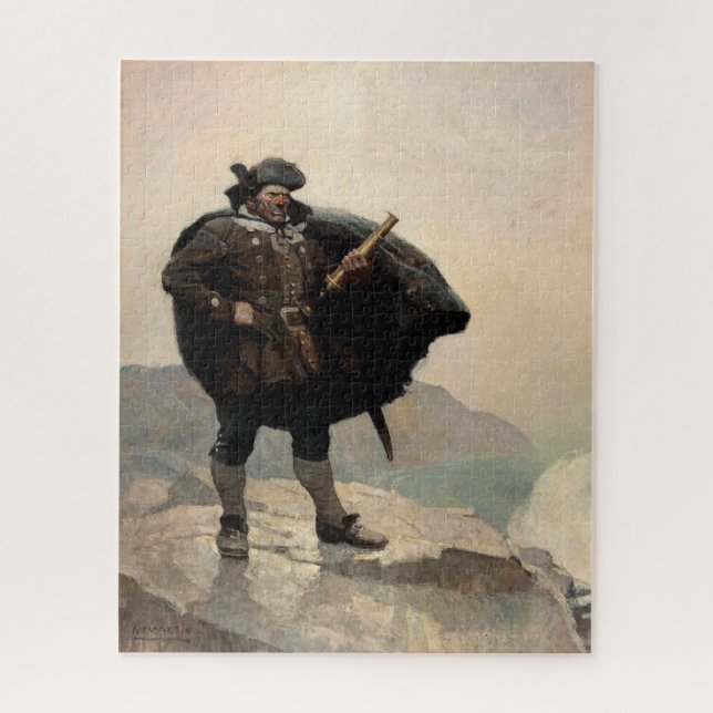 Billy Bones, Treasure Island by N. C. Wyeth Jigsaw Puzzle (Vertical)