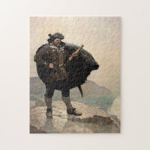 Billy Bones, Treasure Island by N. C. Wyeth Jigsaw Puzzle