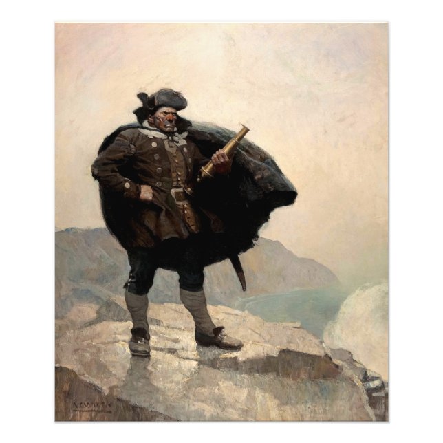 Billy Bones, Treasure Island by N. C. Wyeth Photo Print (Front)