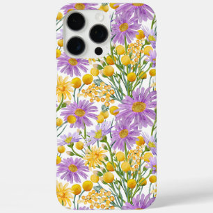 Billy Buttons And Daisy Floral Blooms iPhone 16 Pro Max Case