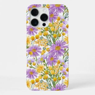 Billy Buttons And Daisy Floral Blooms  iPhone 16 Pro Max Case