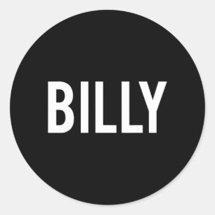 Billy Classic Round Sticker