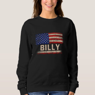 Billy First Name Shirt Billy Name American Flag