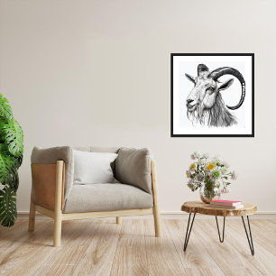 Billy Goat - Art Print