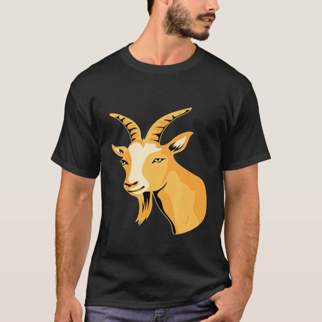 Billy Goat For Animal T-Shirt (Front)