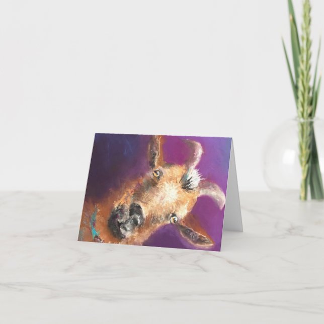 Billy Goat has Eyes for you, Kid! Note Card (Front)