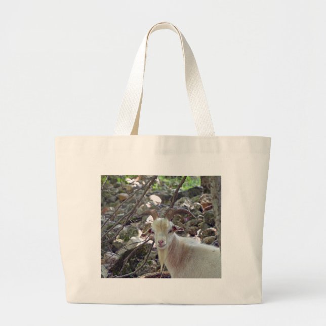 Billy Goat Large Tote Bag (Front)