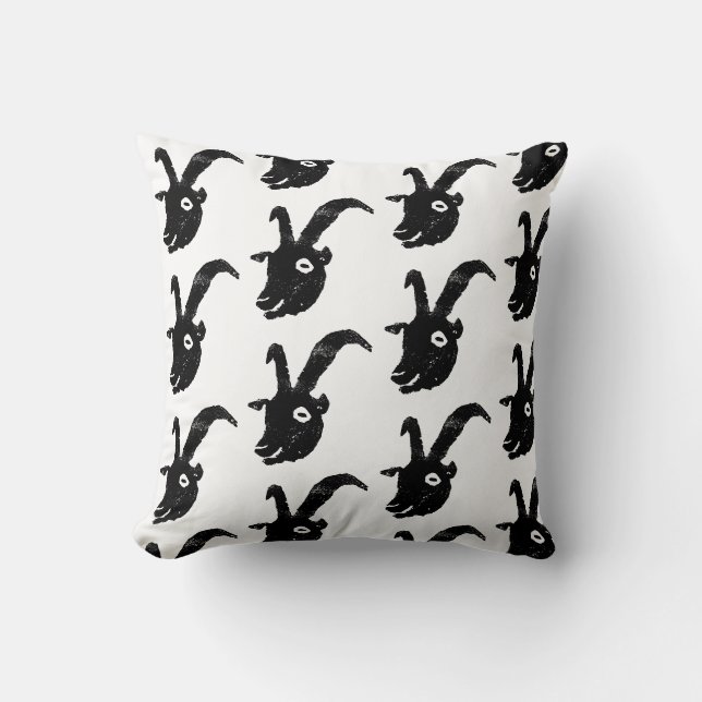 Billy Goat Potato Print Cushion (Front)