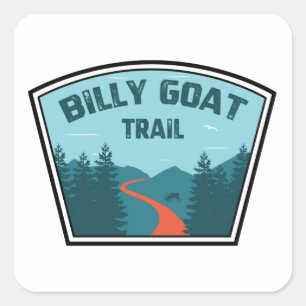 Billy Goat Trail Maryland Square Sticker