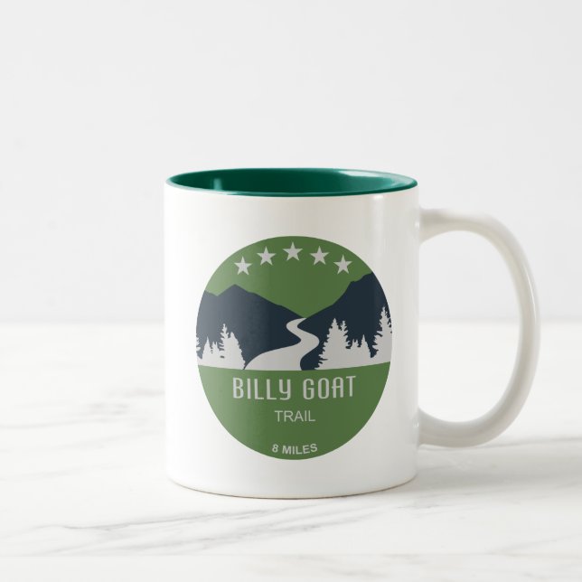 Billy Goat Trail Maryland Two-Tone Coffee Mug (Right)