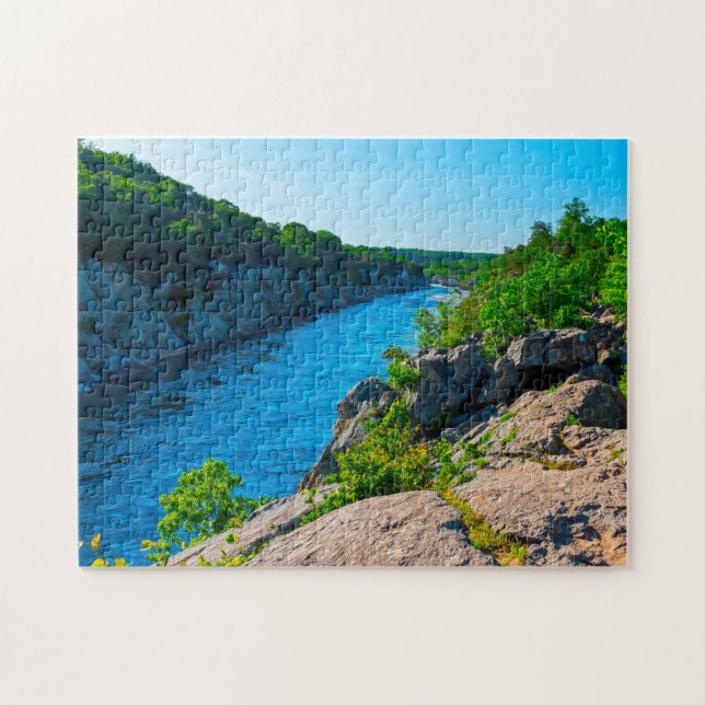 Billy Goat Trail River Gorge. Jigsaw Puzzle (Horizontal)