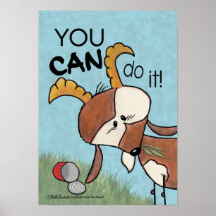 Billy Goat-You CAN Do It! Poster