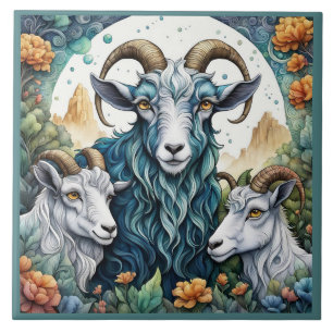 Billy Goats Gruff Tile