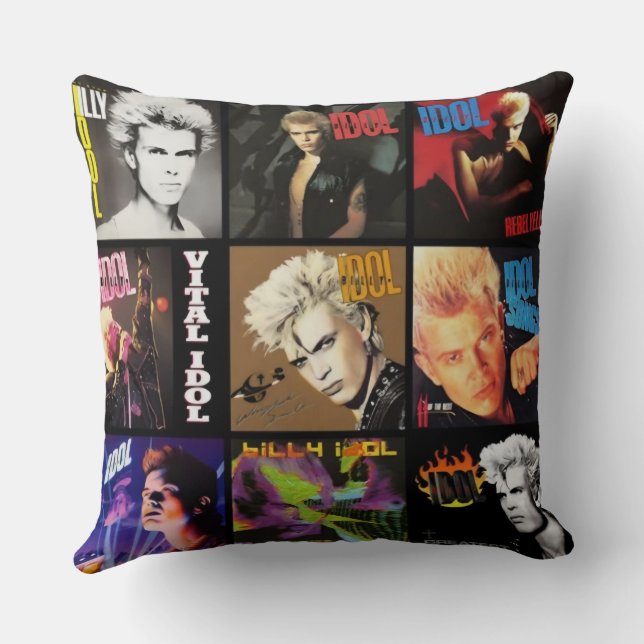 Billy Idol Cushion (Back)