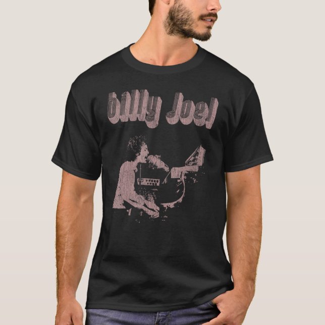 Billy Joel - Retro Piano Man T-Shirt (Front)