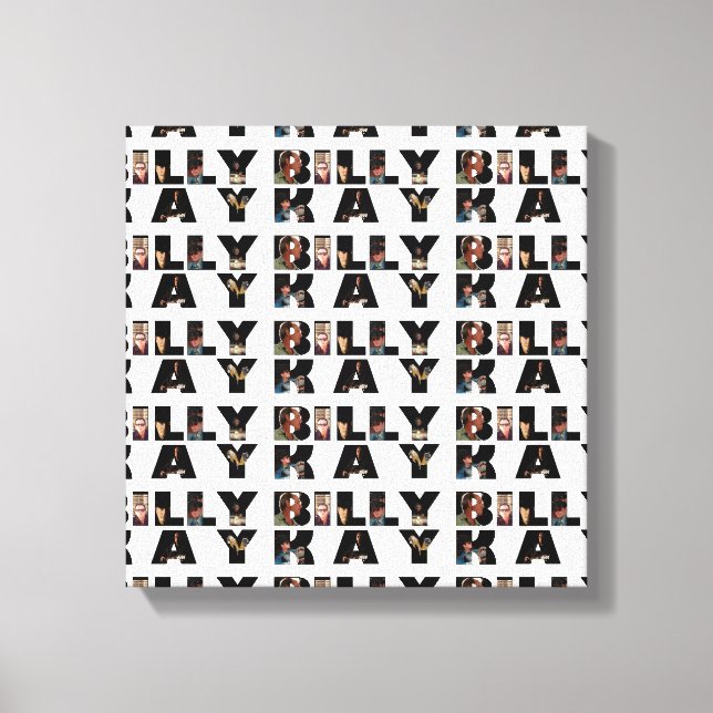 Billy Kay Photo Tour Logo Wrapped Canvas Prints (Front)