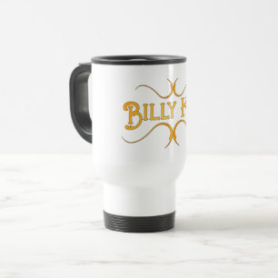 Billy Kay Yellow Logo Travel Mugs