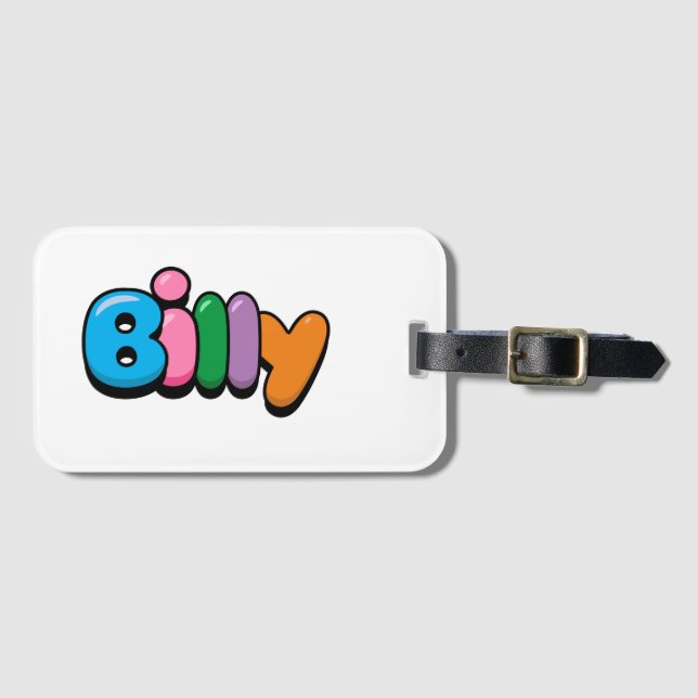 Billy Luggage Tag (Front Horizontal)