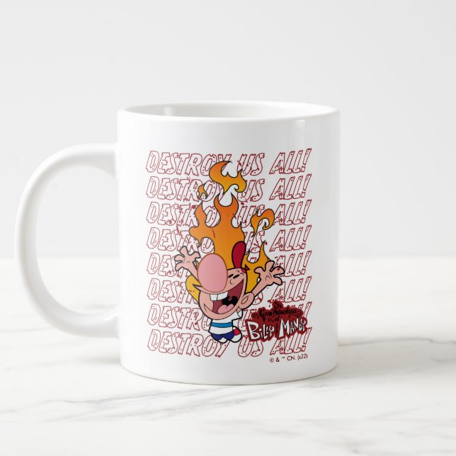 Billy & Mandy - Destroy Us All Large Coffee Mug (Left)