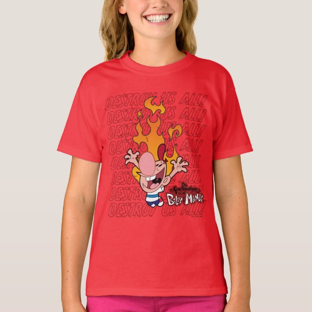 Billy & Mandy - Destroy Us All T-Shirt (Front)