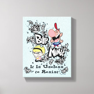 Billy & Mandy - Useless to Resist Canvas Print