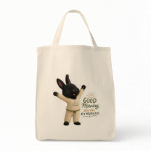 Billy Morning Stretch Cute Black Rex Bunny