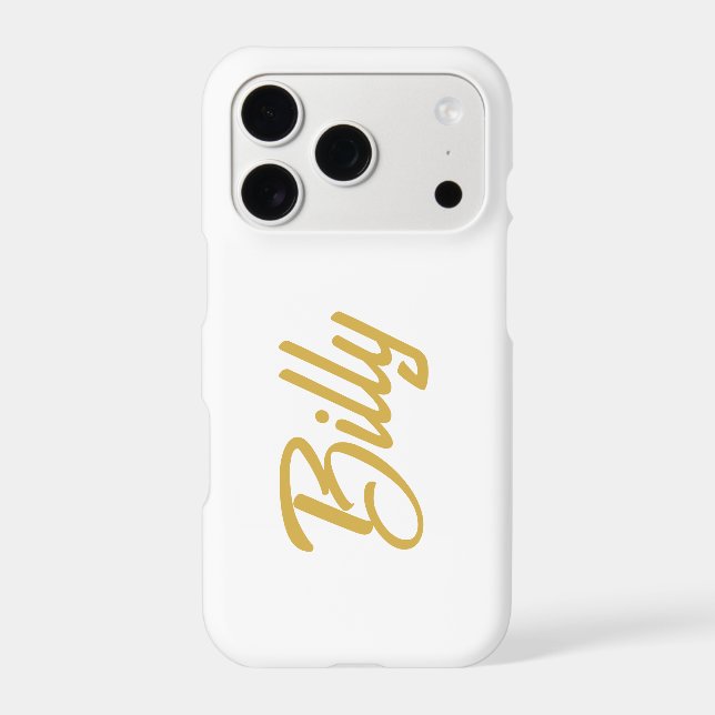 Billy Name typography Personalised Gift  (Back)