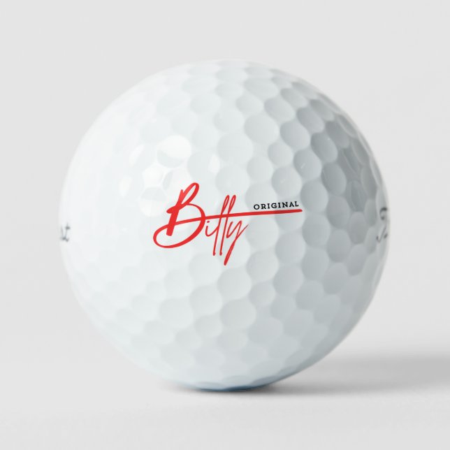 Billy Original - Titleist ProV Golf Balls - 12ct. (Front)