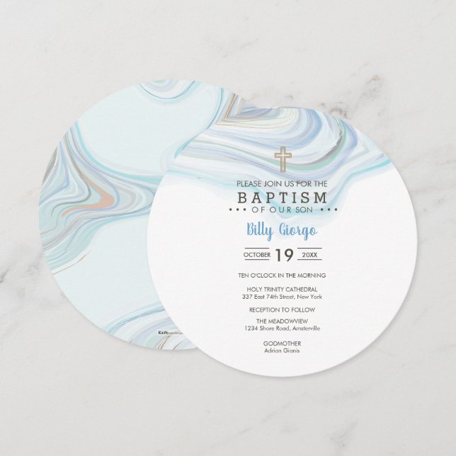 Billy Round Invitation (Front/Back)