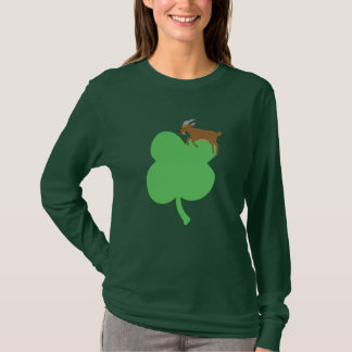 Billy Swags St. Patricks Day Goat Themed Long T-Shirt
