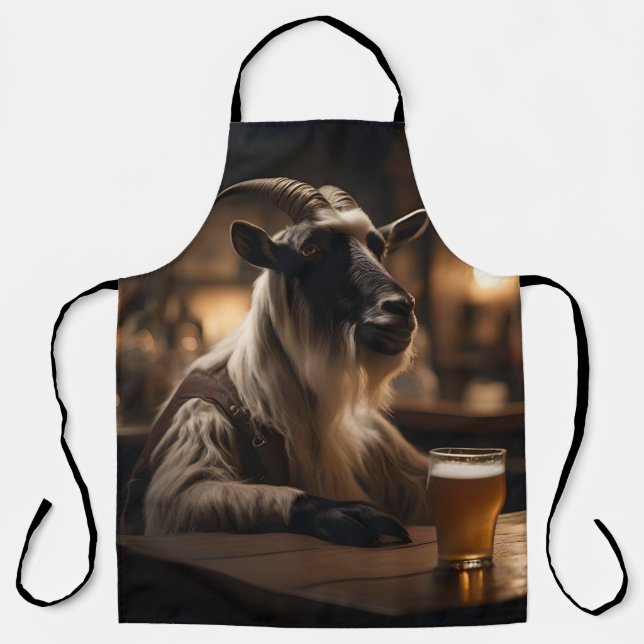 Billy the Kid: A Goat Walks into a Bar, Apron (Front)