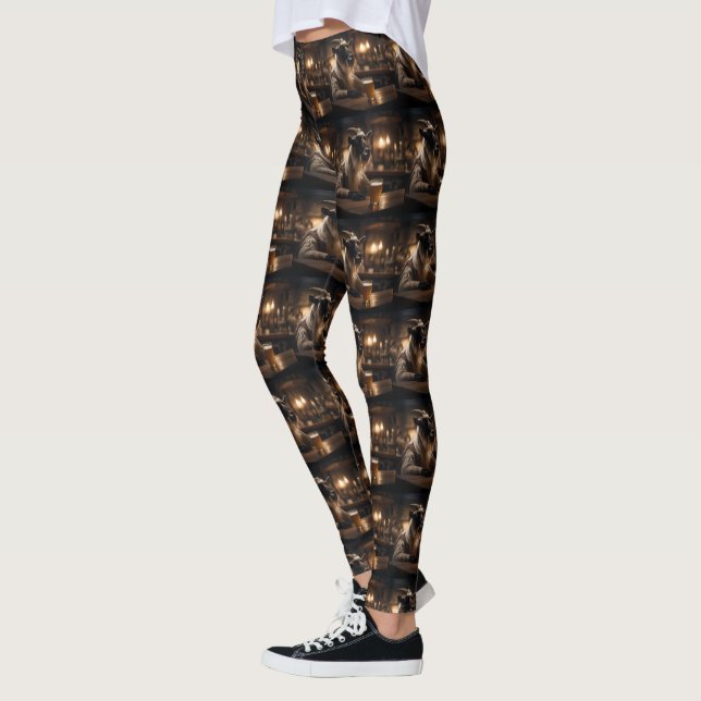 Billy the Kid: A Goat Walks into a Bar, Leggings (Left)