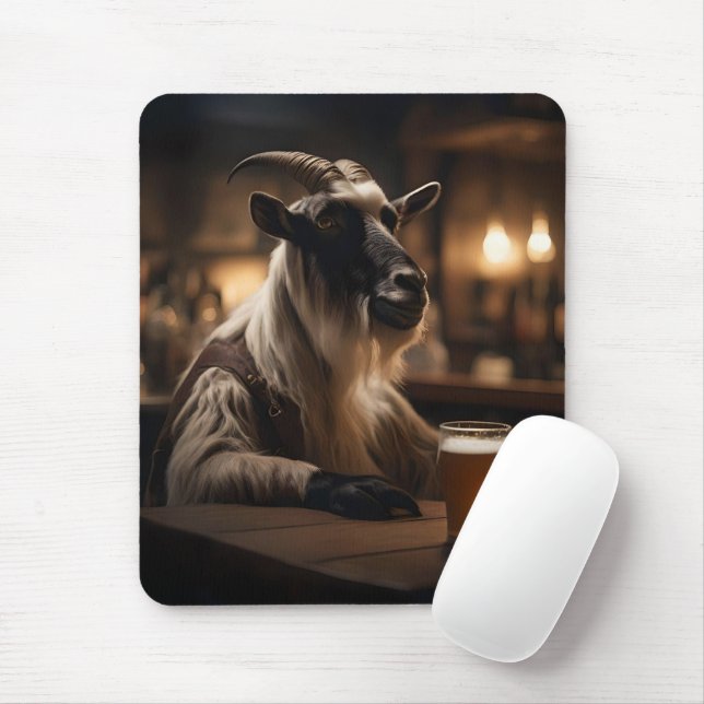 Billy the Kid: A Goat Walks into a Bar, Mouse Mat (With Mouse)