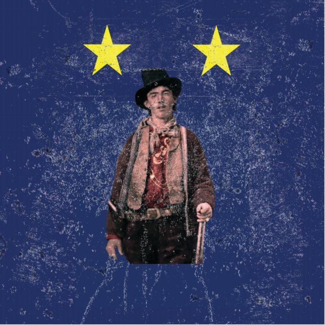 Billy the Kid Photo Sculpture Magnet (Front)