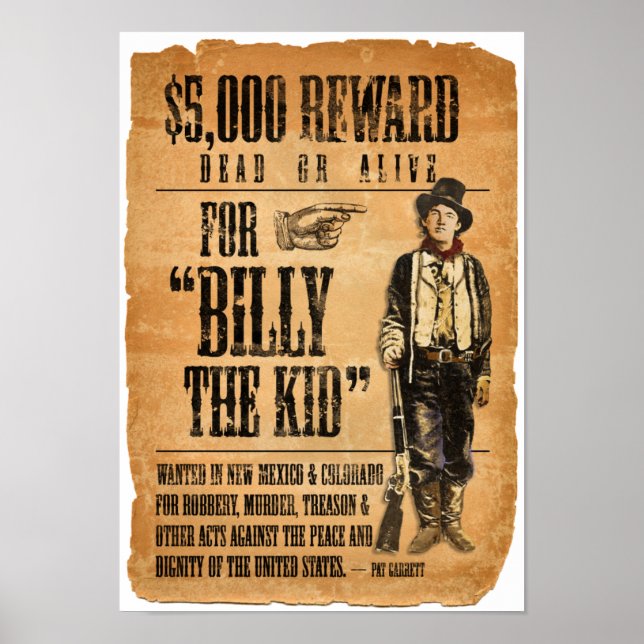 Billy the Kid Poster (Front)