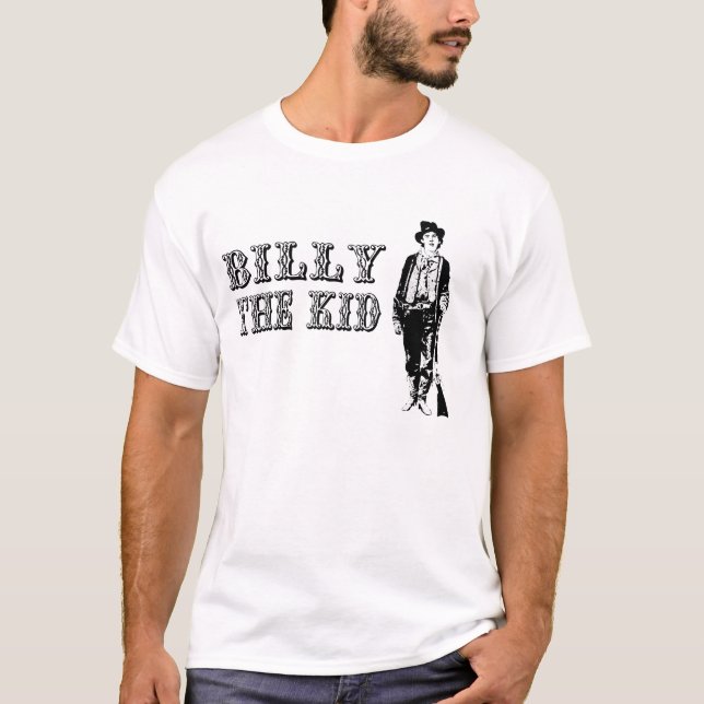 Billy the kid T-Shirt Western Far West (Front)