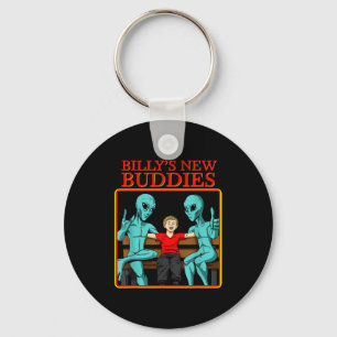 Billy's New Buddies Vintage Alien Shirt - Retro Al Key Ring
