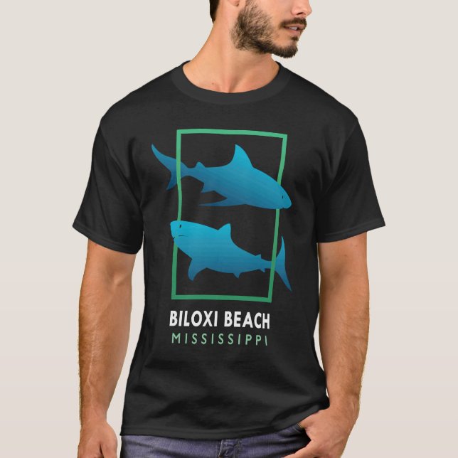 Biloxi Beach  Mississippi  Souvenir T-Shirt (Front)