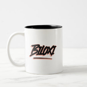 Biloxi Graffiti Style  Two-Tone Coffee Mug