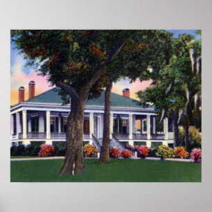 Biloxi Mississippi Beauvoir Poster