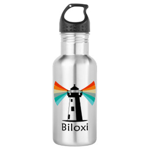 Biloxi Mississippi Lighthouse Rainbow 532 Ml Water Bottle