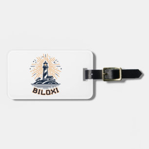 Biloxi Mississippi Lighthouse Sunrise Luggage Tag