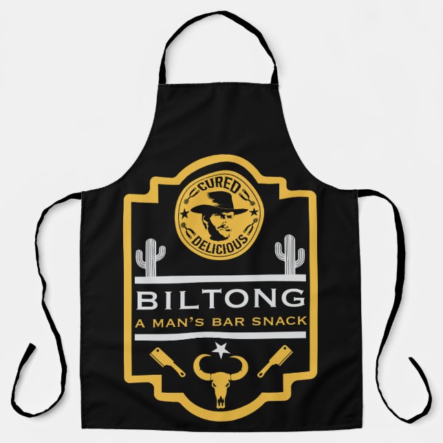 Biltong And Beer Apron (Front)